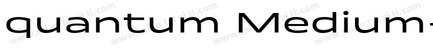 quantum Medium字体转换